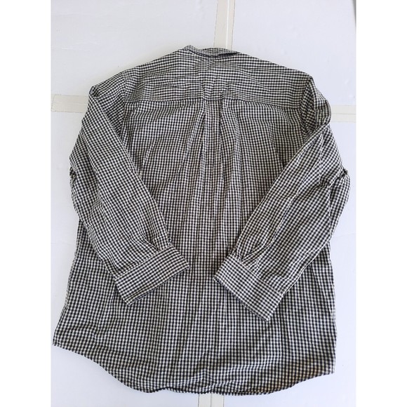 Timberland mens green check button front casual dress shirt with collar size M - Picture 11 of 13